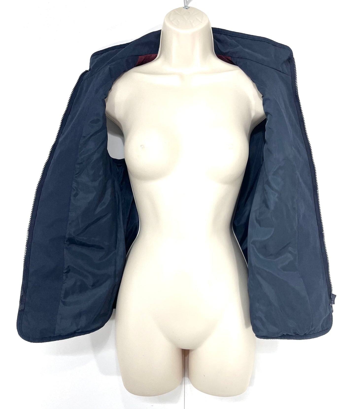 LAURA ASHLEY Lightweight Padded Women's Navy Bodywarmer Jacket Gilet UK 10