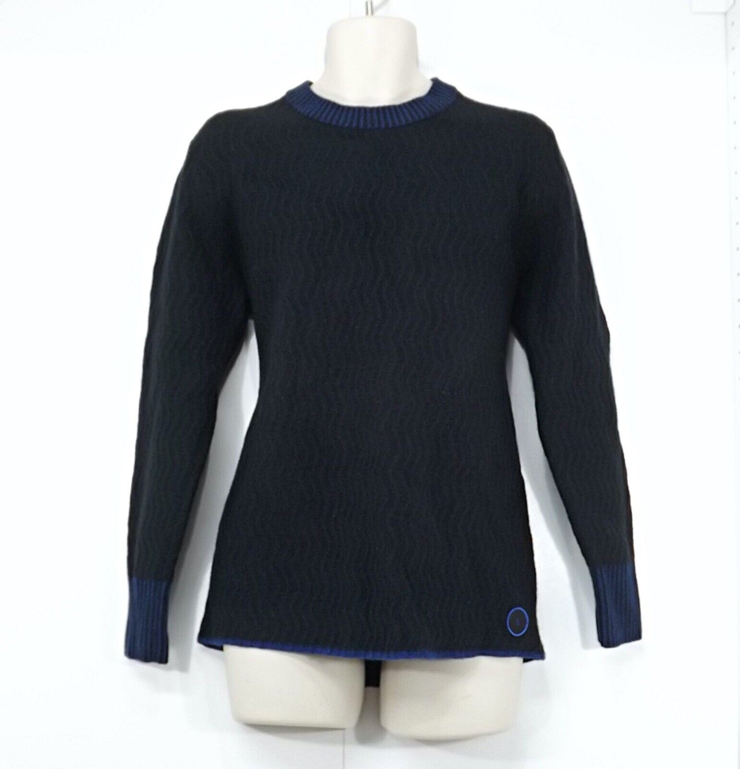 ALLBIRDS Black Soft Chunky Knit MERINO WOOL Mens Crew Neck Jumper size M NEW