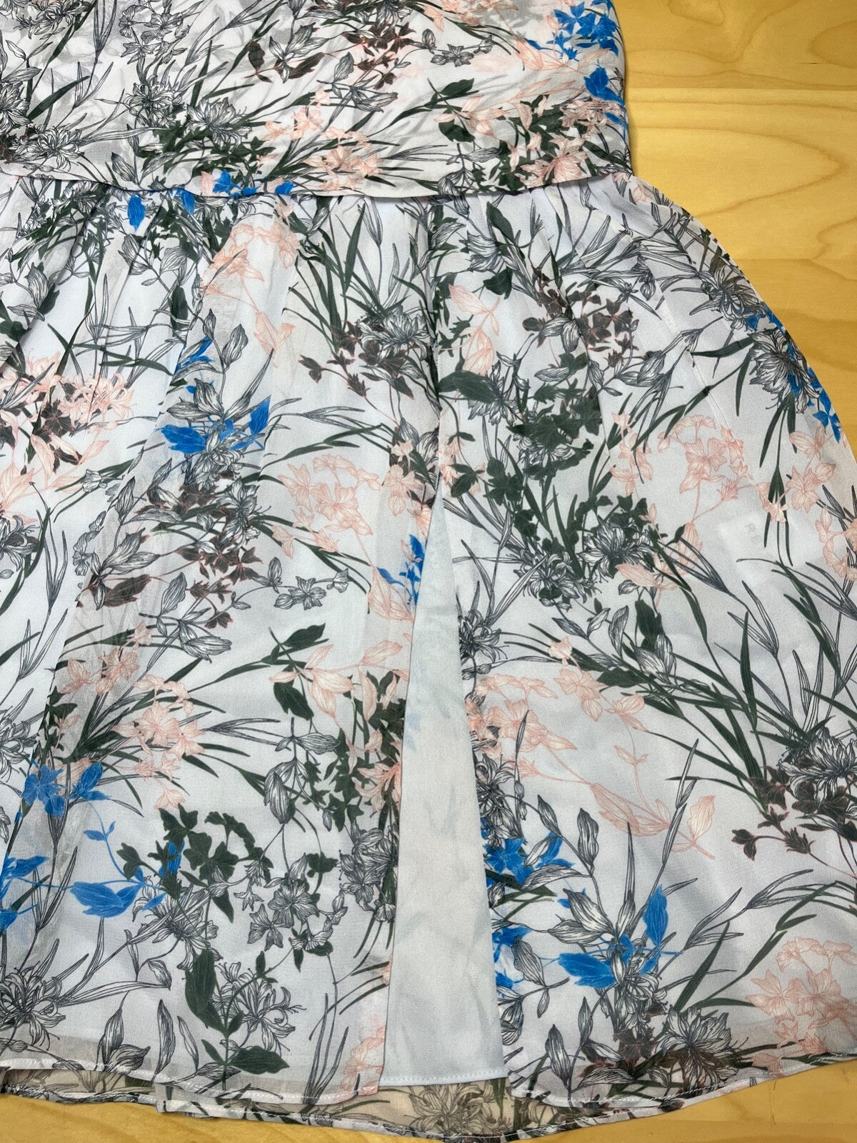 REISS Multicoloured Floral Classic Retro Style Pure SILK Women's NYLA Dress UK 6