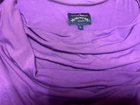 VIVIENNE WESTWOOD Anglomania Dusky Plum Thin Jersey Cowl Neck Shift Dress UK 12 14 L