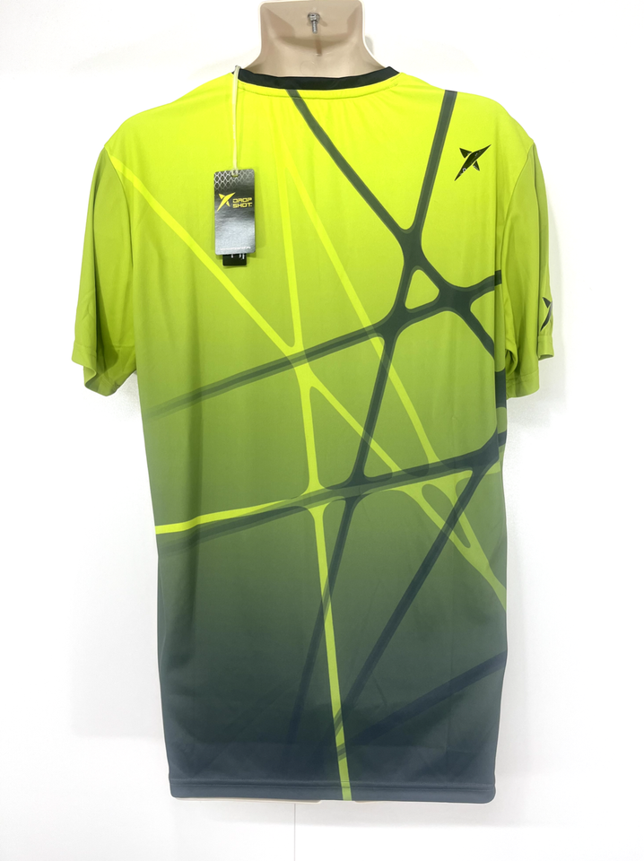 DROP SHOT Green Mix Soft Thin Jersey Mens BRUNO Crew Neck T-Shirt size XL NEW