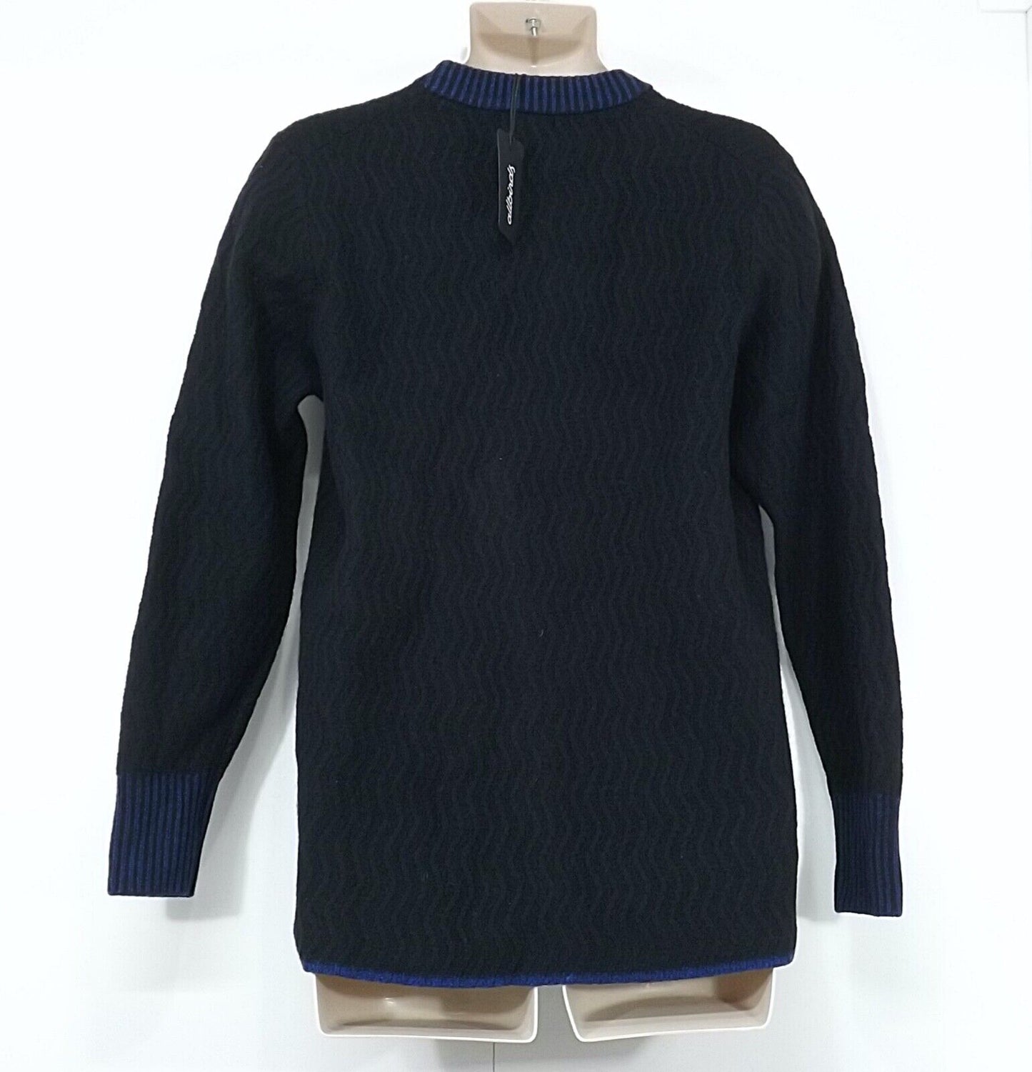 ALLBIRDS Black Soft Chunky Knit MERINO WOOL Mens Crew Neck Jumper size M NEW