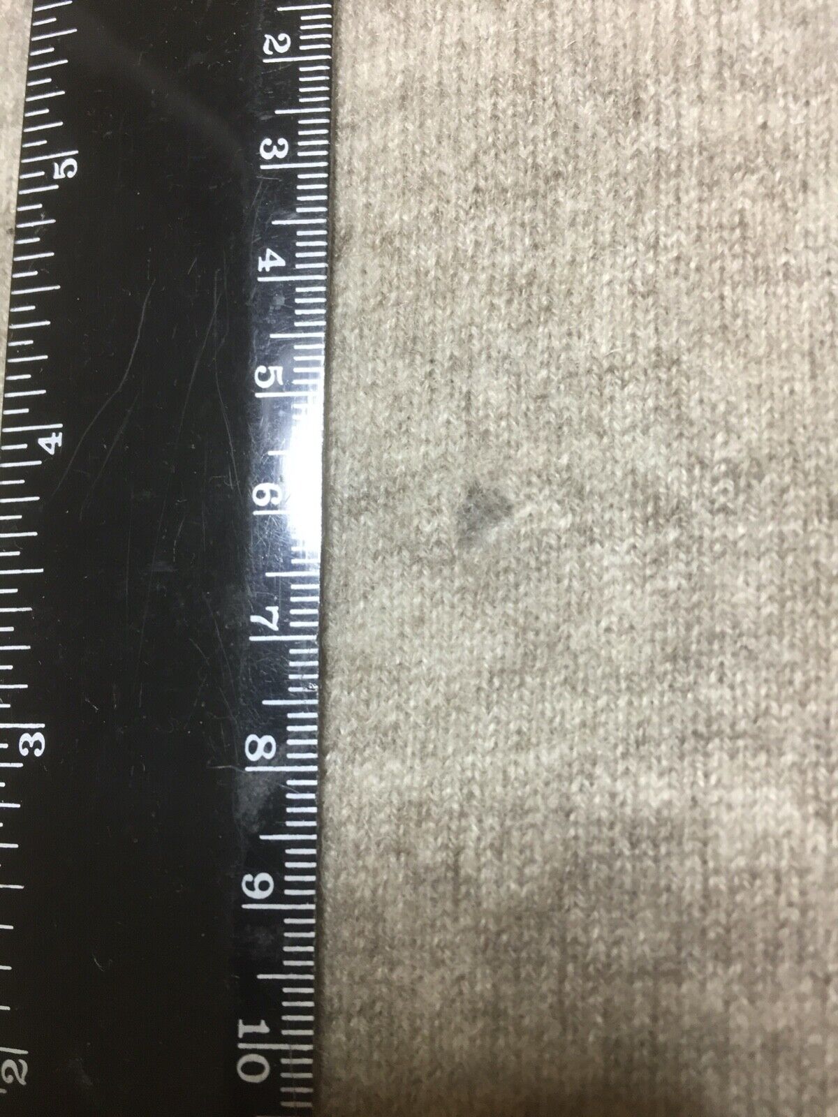 FTC CASHMERE Taupe Beige Pure CASHMERE Thin Knit Women's Jumper Tunic UK 8 10 S