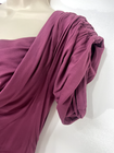VIVIENNE WESTWOOD Anglomania Dusky Plum Thin Jersey Cowl Neck Shift Dress UK 12 14 L